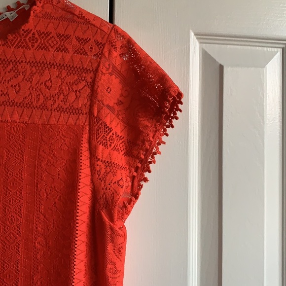 Orange Lace Dress - Picture 2 of 5